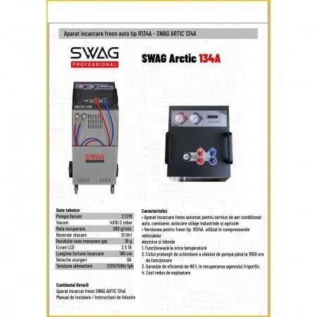 Aparat incarcat freon tip 134 A, Artic 134A