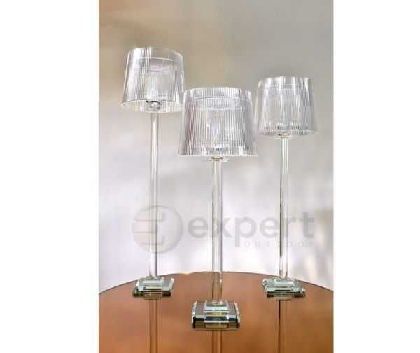 Sfesnic sticla/acril Lamp 3/set HoReCa, ballroom, evenimente