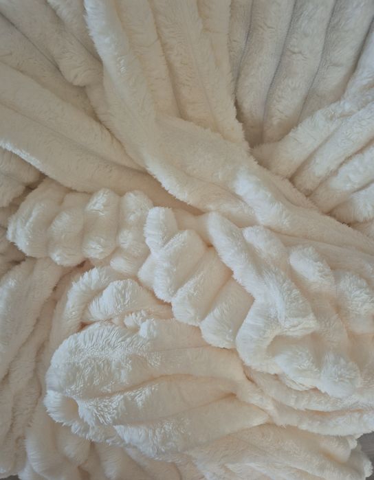 230x200 Sherpa Throw Ivoire