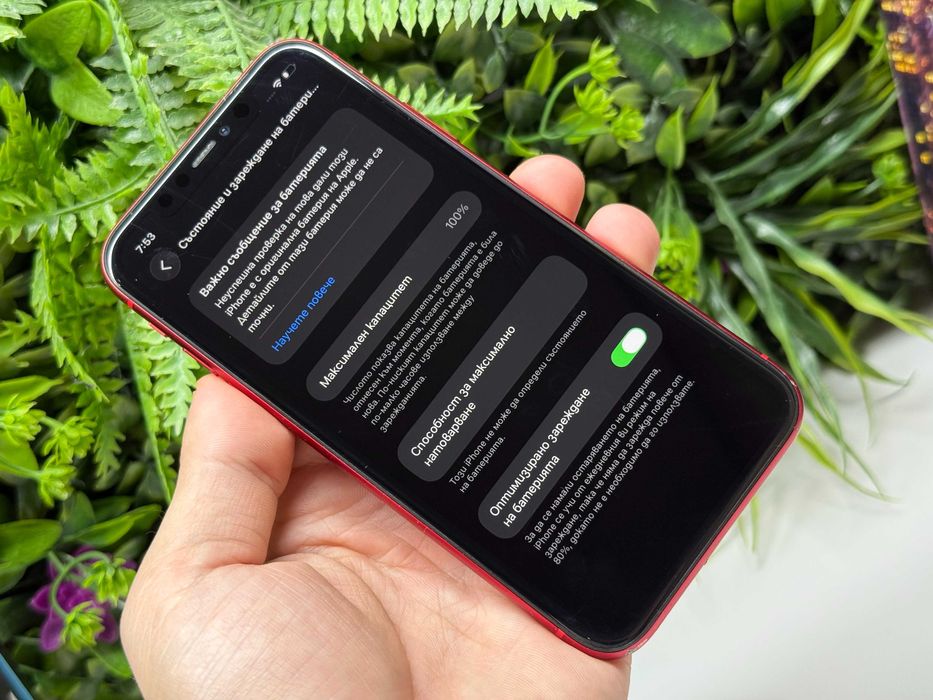 iPhone 11 64GB Red 100% Батерия Гаранция