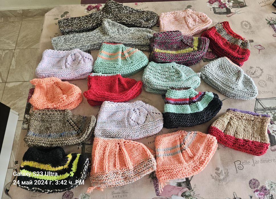 Терлици Прежда МОХЕР - Ръчно Плетиво на Обърч