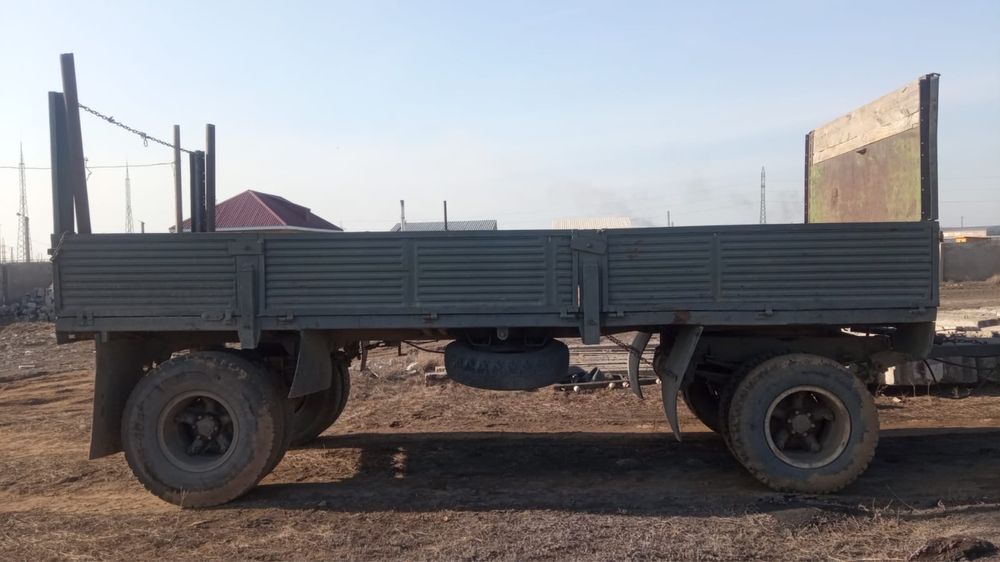 Камаз восьмерка, бортовой с прицепом