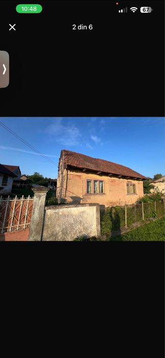 Casa 3 camere bucatarie+1600 mp gradina