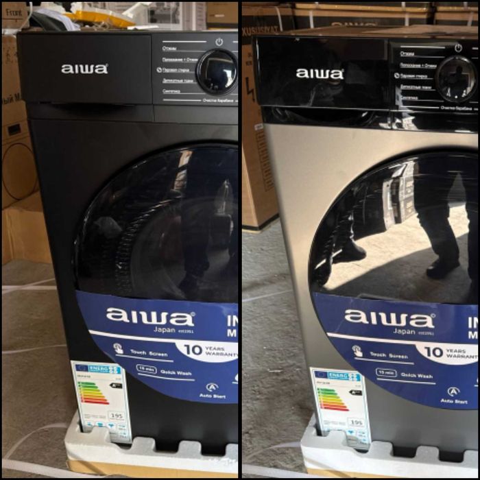 Стиральная машина Aiwa 10,8,6 кг инвертор матор пар склад