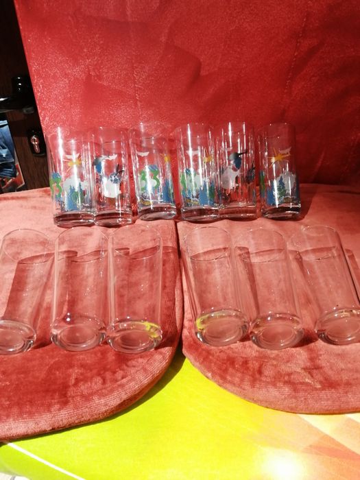 Колекция от 6чаши Нови за вода и безалкохолно -Самолетите немски- НОВ,