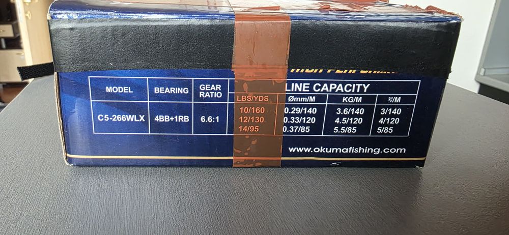 Макара Baitcast  Okuma Calera CS-266WLX