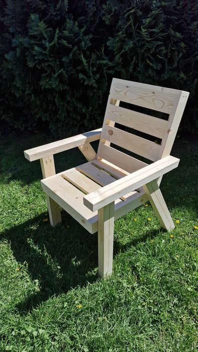 Mobilier gradina, scaun gradina,scaun lemn masiv