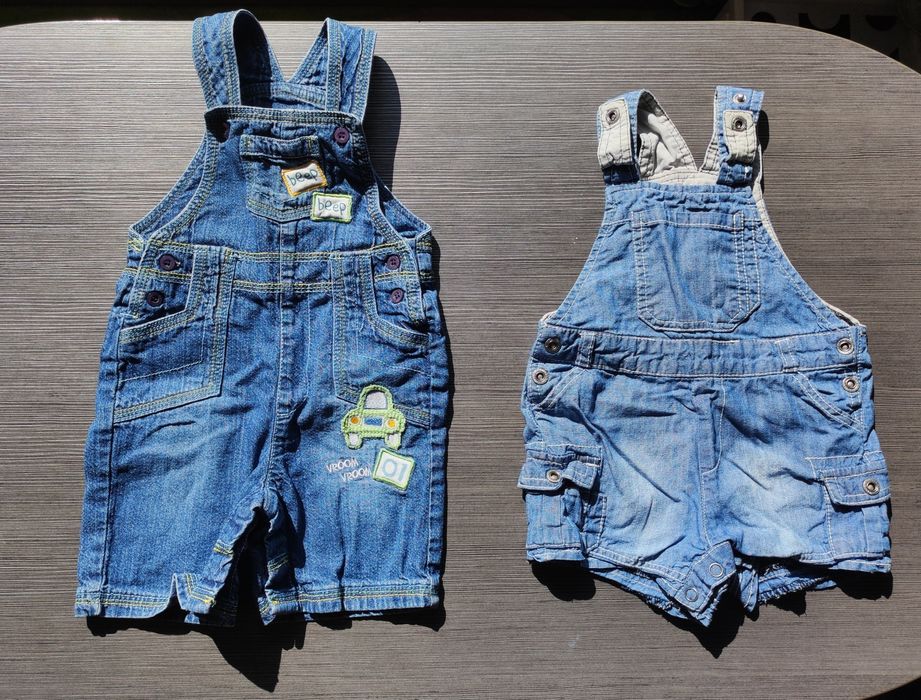 Лот летни дрешки (размер 80) и сандали (21 номер)