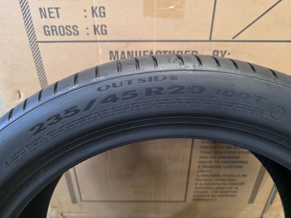 235/45/20 & 255/40/20 4бр.PIRELLI CINTURATO P7-ELECTRIC-SEAL INSIDE