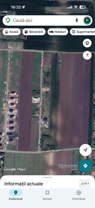 Teren intravilan 652 mp Str.Marginii-Aroneanu-utilitati-ideal casa