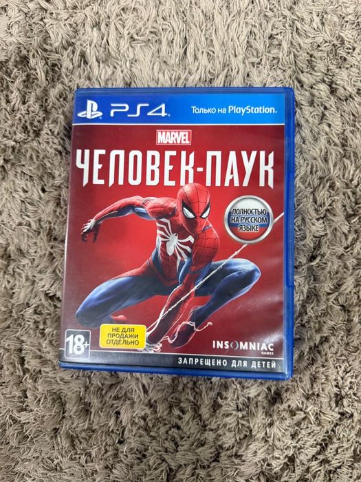 Диск на ps4 Человек Паук