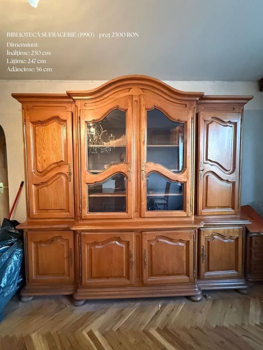 Bibliotecă sufragerie stejar - Colecția METZ