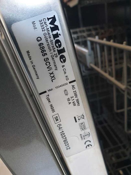 LED - Wi-Fi - XXL Съдомиялна Miele - Auto Open - Пълно Вграждане 60см