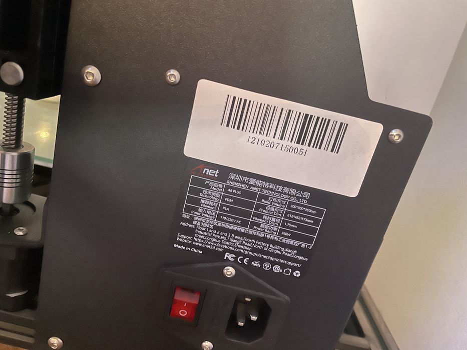 Продам 3d принтер Anet a8 plus