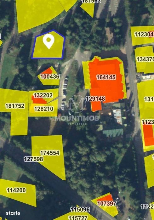 Teren intravilan în Poiana Brașov 1404 mp, str. Poiana Ruia