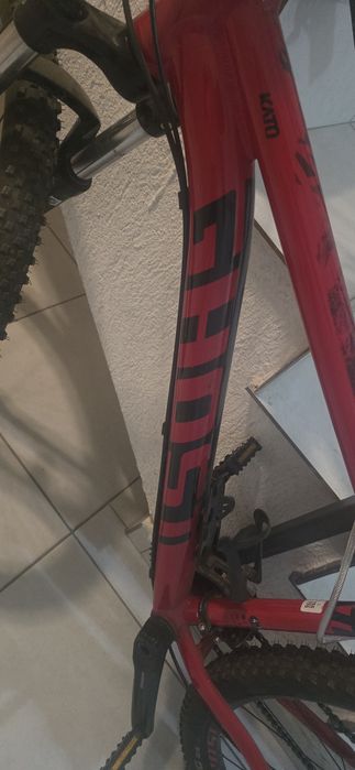 Bicicleta MTB Kellys Spider 50, roti 27,5", rosu, cadru aluminiu