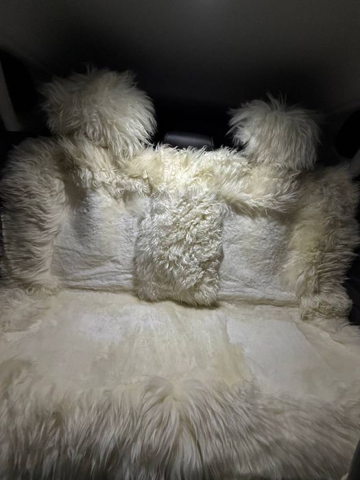 Натуральный мех комплект хамма сиденияга