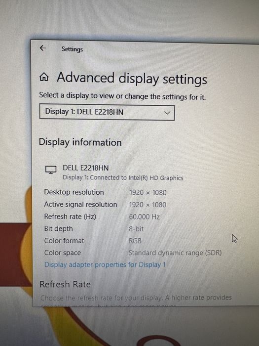 Monitor Led FullHd HDMI Dell E2218HN 21.5”