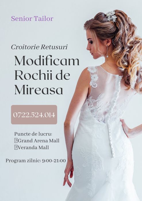 Modificări Rochii de Mireasa