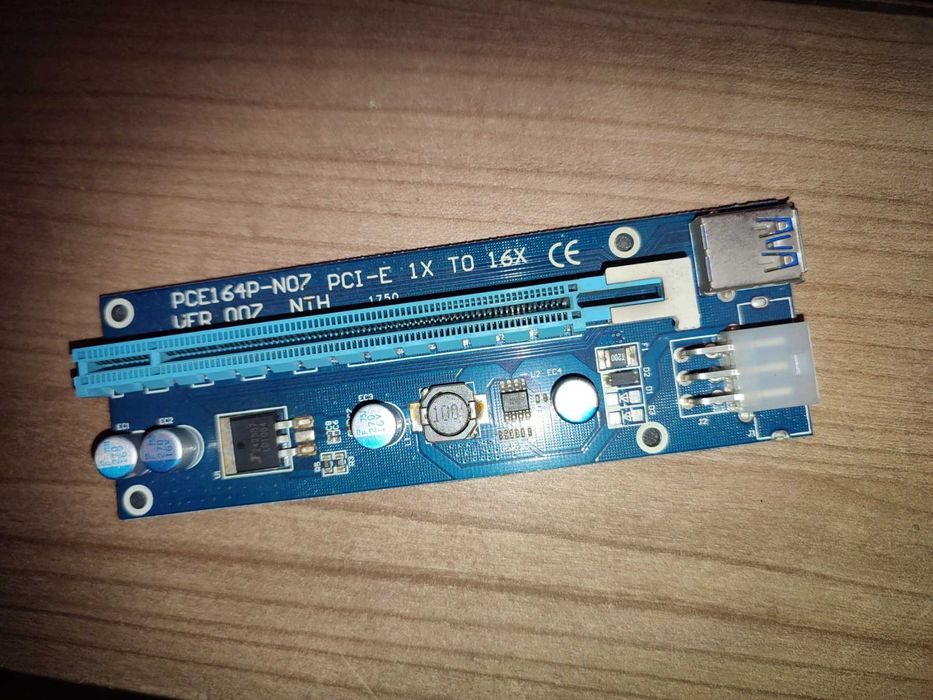 PCIe riser-и/Рейзъри и екстендъри/майнинг дънна платка