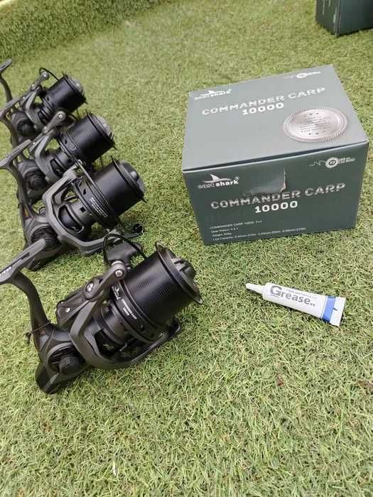 Set 4 Mulinete Eastshark Commander Carp 10000 7+1RULMENTI