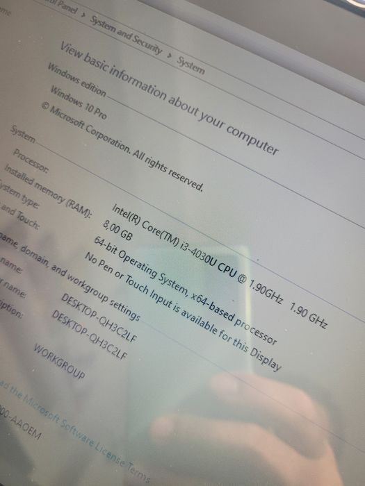 Laptop Lenovo B50-70 intel i3 ssd 250gb