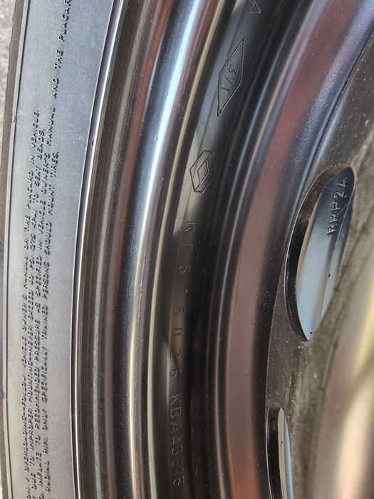 Резервна гума ,за  Дачия,РеноМеган3,Нисан