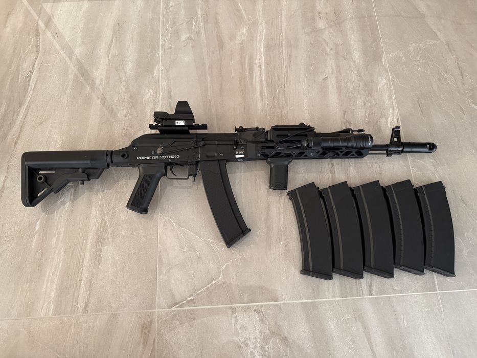 Реплика Specna Arms x KRYK PRIME PJ21 – тунингован еърсофт AK + комплект
