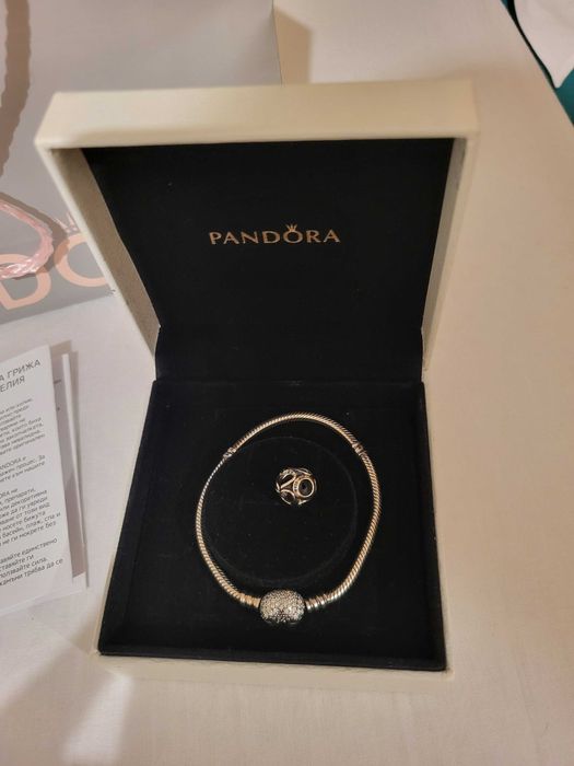 Pandora-сребърна гривна