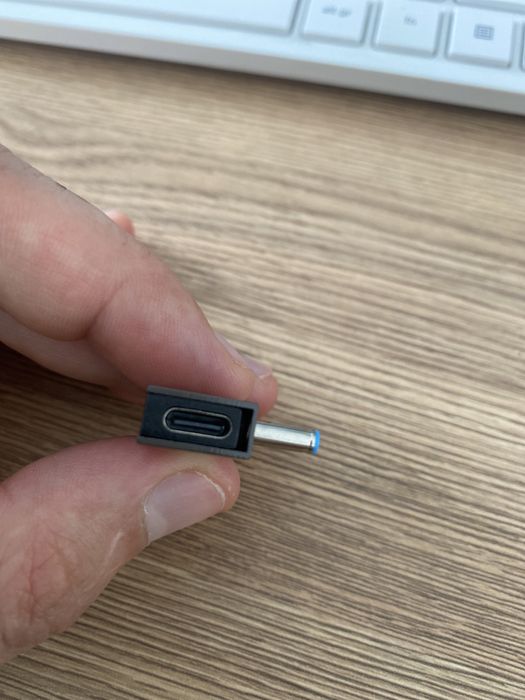 Зарядка для ноутбука HP (тонкая)