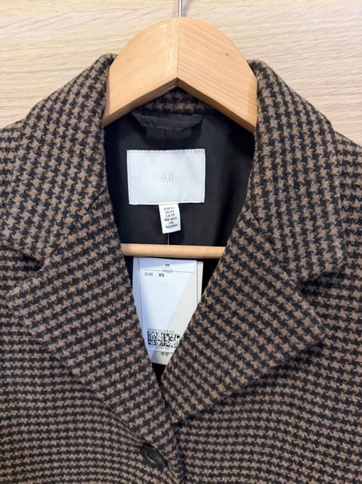 Дамско пепитено сакоH&m