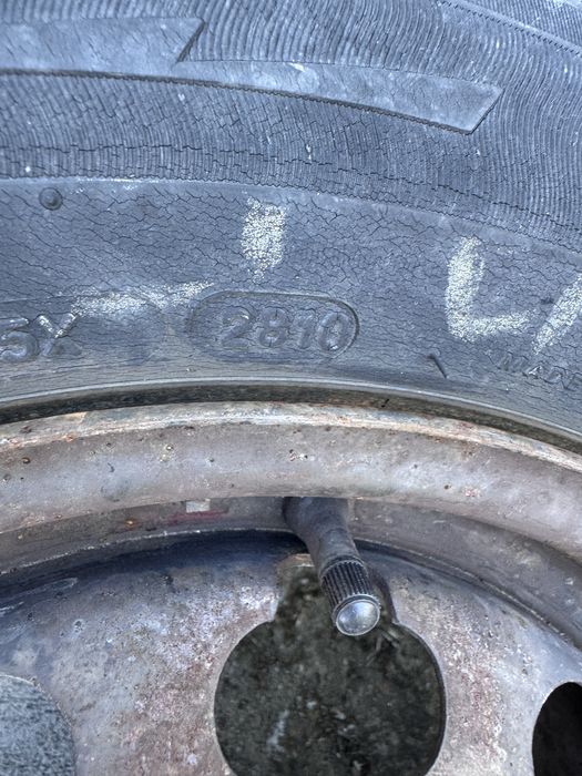 Set 4 roti jante tabla otel cu anvelope iarna 195 65 R16 Mazda 3/5/6 Kia Ceed Hyundai i30