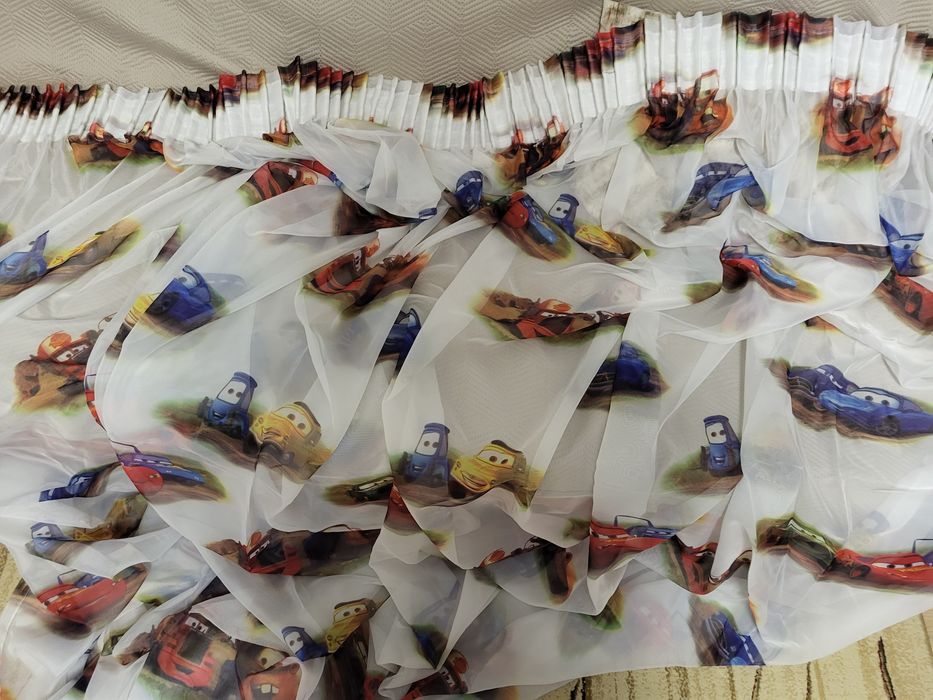 Perdea cu mașinuțe 290 latime cu 252 lungime