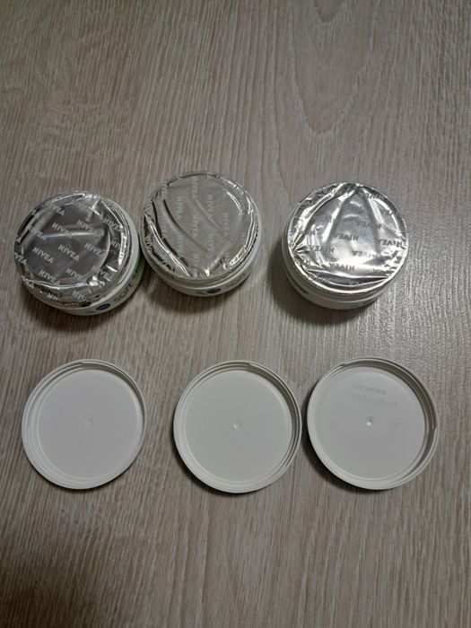 3x creme Nivea soft, fata, mâini, corp