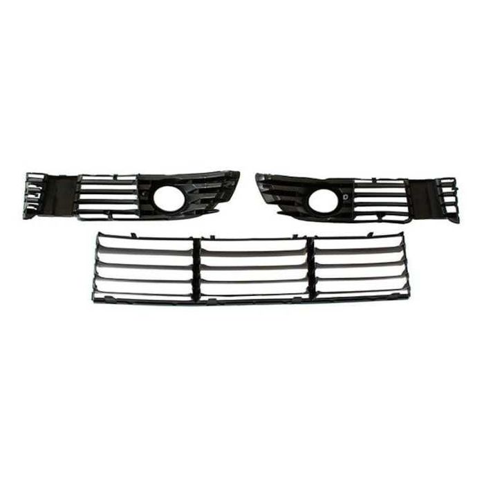 Set 3 grile bara fata Vw Passat B 5.5 2001 - 2005 cu gaura proiector