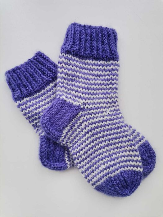 Вязаные носки. Шерстяные. Тёплые и мягкие.