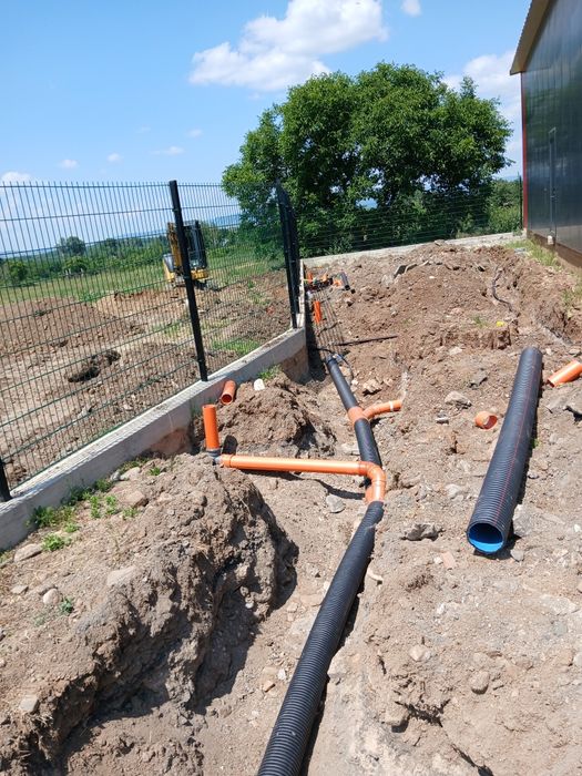 Изграждане на септични ями ,канали дренажи и др.