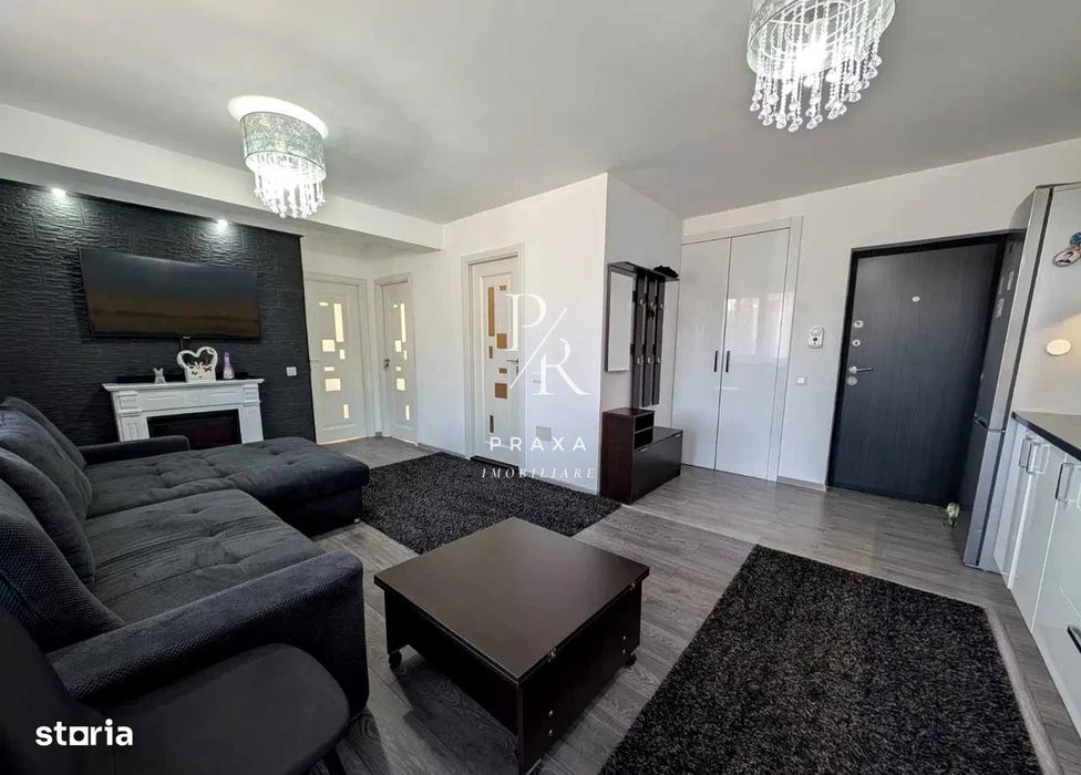 Apartament 3 camere, 58mp+2balcoane, mobilat complet, zona Stejarului! — fotografia 1