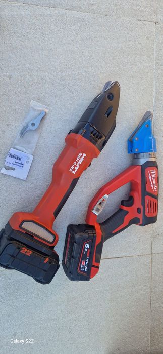 Hilti , Milwaukee foarfeca de tăiat tabla pe acumulator