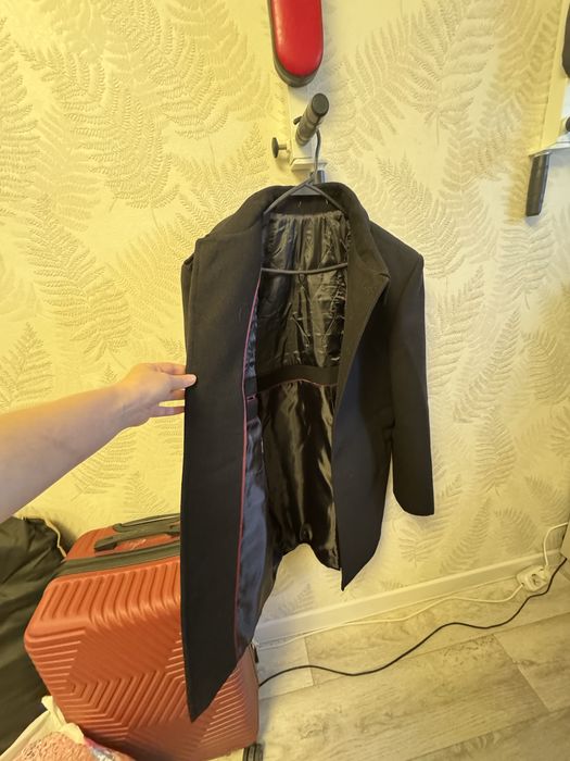 Мужское шерстеное пальто.