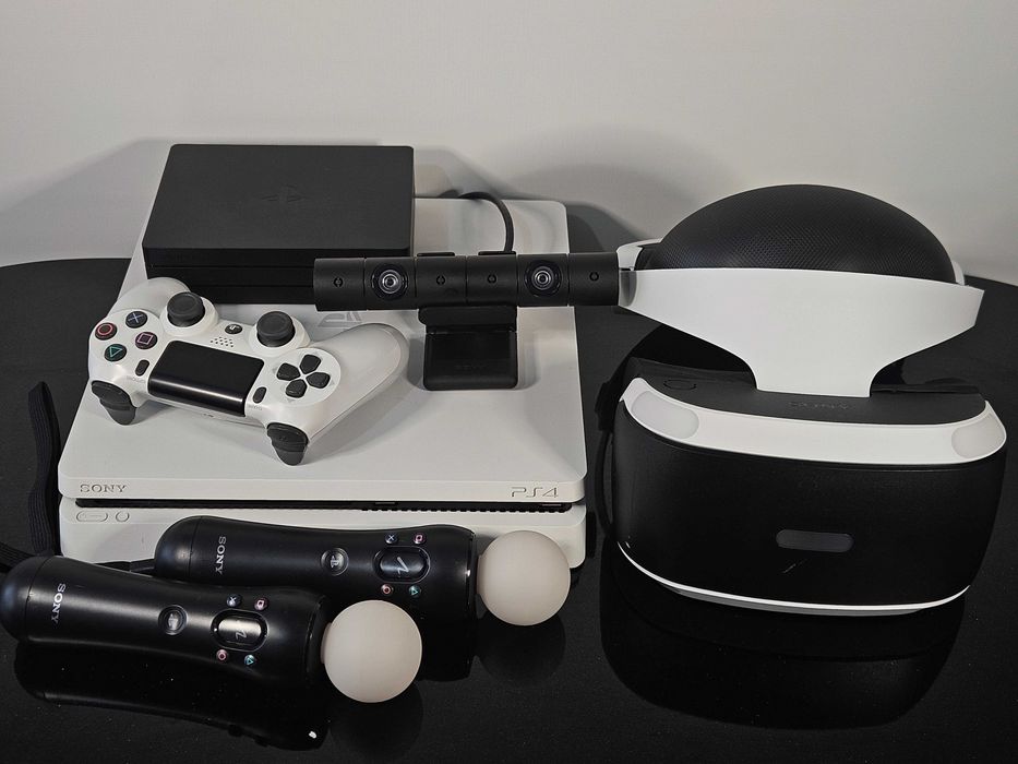 PlayStation 4 | PS VR комплект + VR очила | Move контролери | Камера