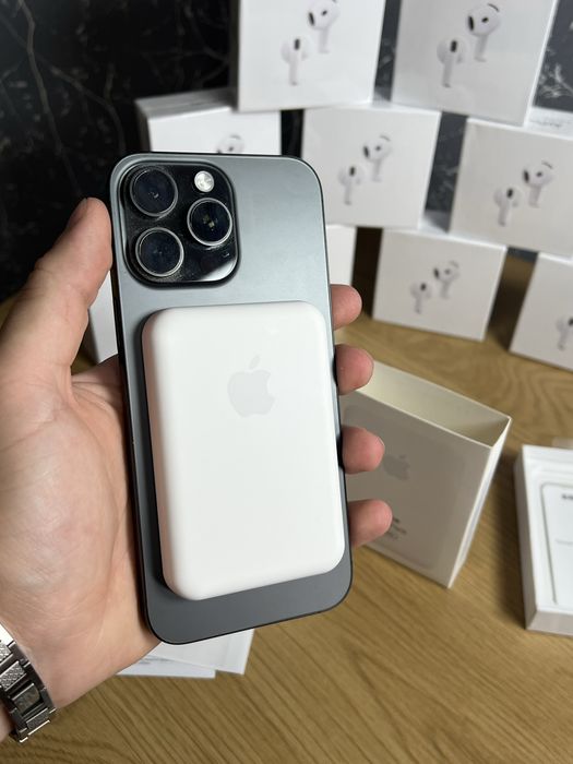 PACHET! Airpods 4 ANC + baterie magsafe apple