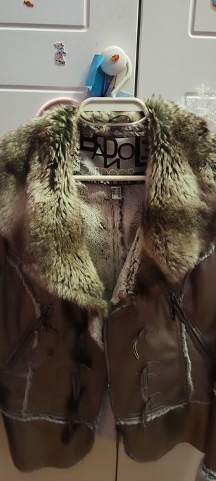 Страхотно палтенце естествена кожа