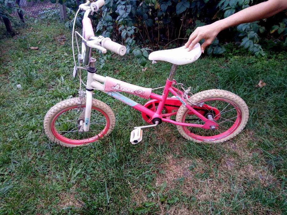 Велосипед ВМХ 10 инча розов