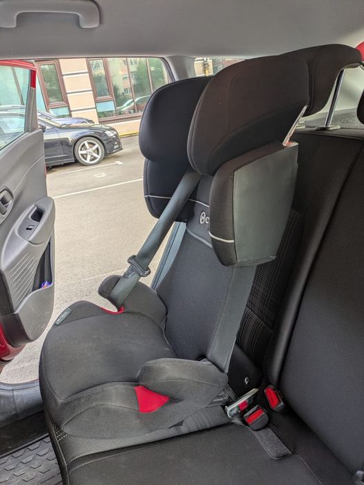 Cybex scaun auto iso fix negru si albastru