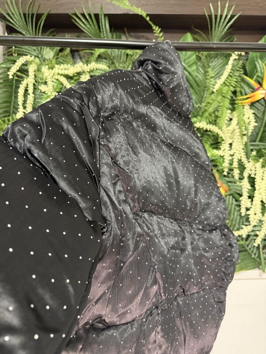 Geaca neagra cu cristale Swarovski