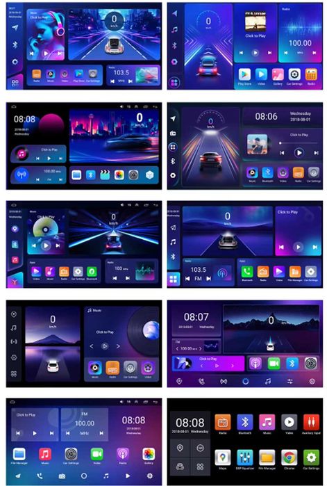 Navigatie Android 4GB RAM+ 64GB Dacia Renault Logan 2 Sandero 2 Car GPS