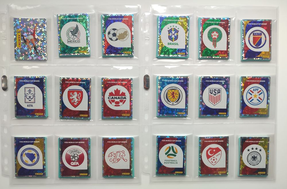 Пълен комплект стикери Панини World cup 2026