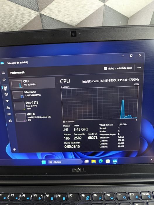 Dell 7490 impecabil procesor i5 8350 cu sim