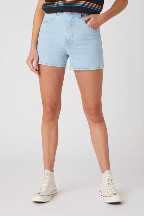 Wrangler Mom Denim Shorts ОРИГИНАЛНИ дамски къси дънки - 28